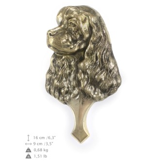 Cocker spaniel amerykański kołatka z mosiądzu Art-Dog